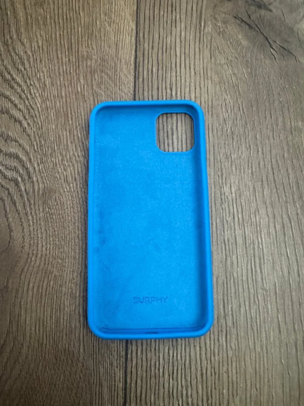 SURPHY iPhone 11 Pro Max Case Blue Soft Silicone Protective Cover Simple Design